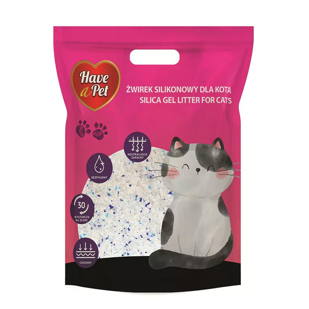 HAVE A PET Żwirek silikonowy dla Kota Silica Gel Litter 3x3,8L